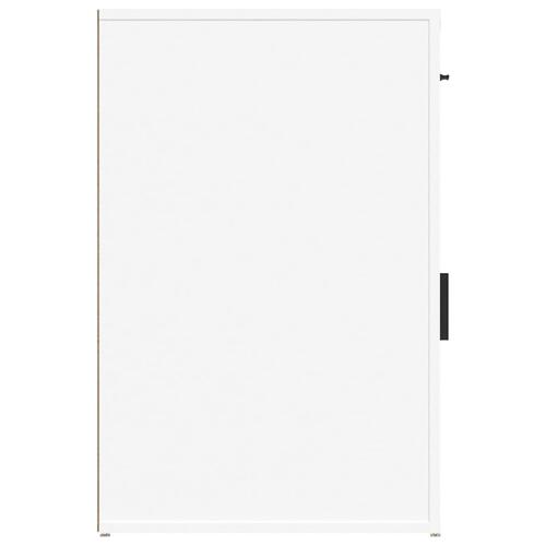 Skrivebordsskab 40x49x75 cm konstrueret træ hvid