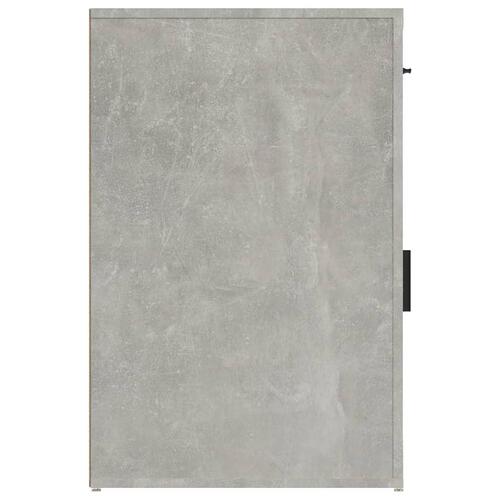 Skrivebordsskab 40x49x75 cm konstrueret træ betongrå
