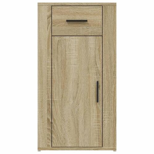 Skrivebordsskab 40x49x75 cm konstrueret træ sonoma-eg
