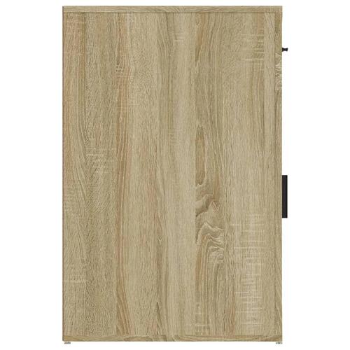 Skrivebordsskab 40x49x75 cm konstrueret træ sonoma-eg