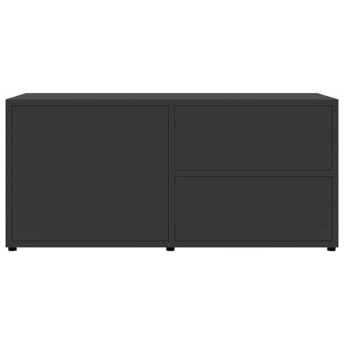 Tv-bord 80x34x36 cm konstrueret træ grå