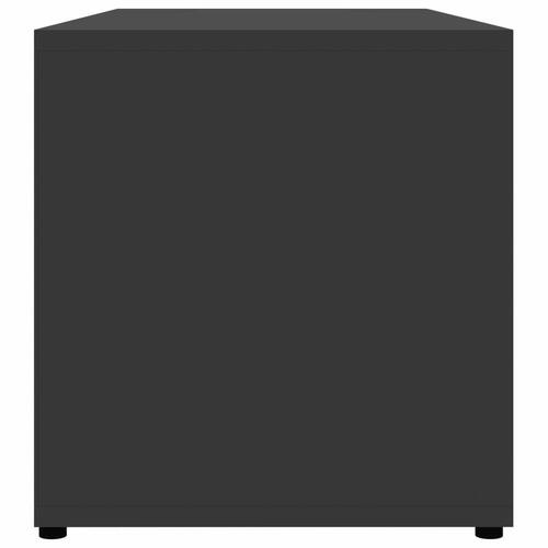 Tv-bord 80x34x36 cm konstrueret træ grå