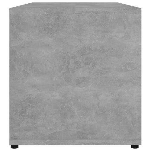 Tv-bord 80x34x36 cm konstrueret træ betongrå
