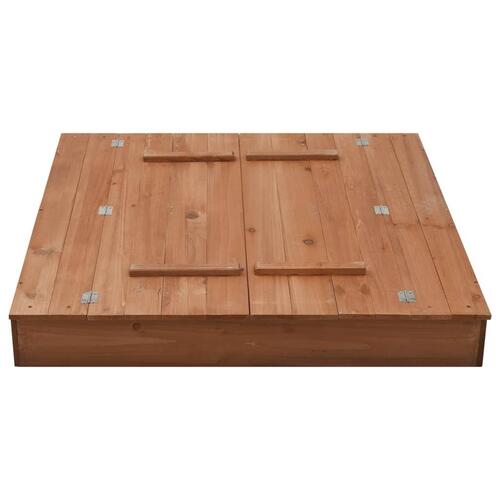 Sandkasse 95x90x15 cm fyrretræ