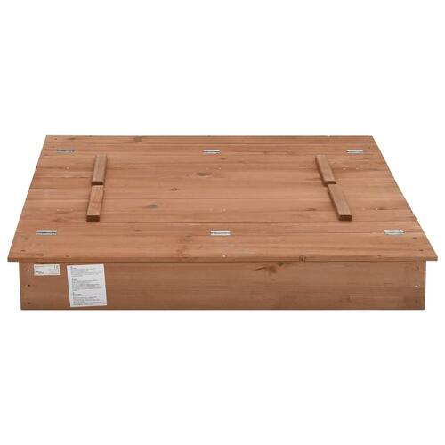 Sandkasse 95x90x15 cm fyrretræ