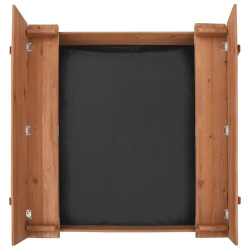 Sandkasse 95x90x15 cm fyrretræ