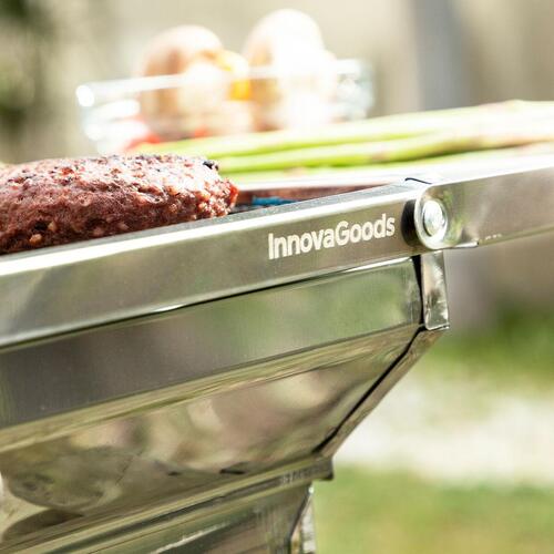 Sammenklappelig trækulsgrill af rustfrit stål ExelQ InnovaGoods