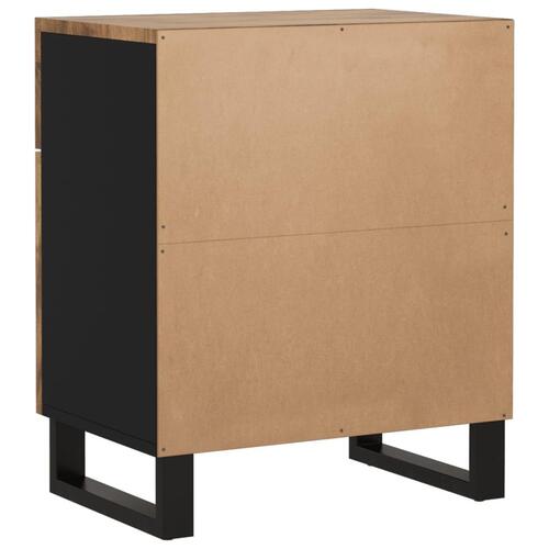 Sengebord 50x33x60 cm massivt mangotræ og konstrueret træ