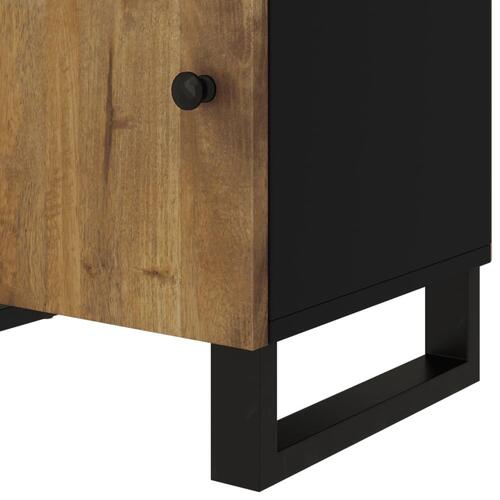 Sengebord 50x33x60 cm massivt mangotræ og konstrueret træ