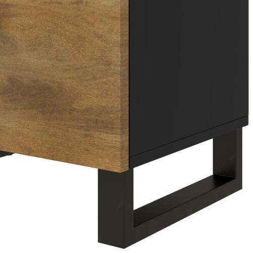 Sengebord 50x33x60 cm massivt mangotræ og konstrueret træ