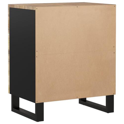 Sengebord 50x33x60 cm massivt mangotræ og konstrueret træ