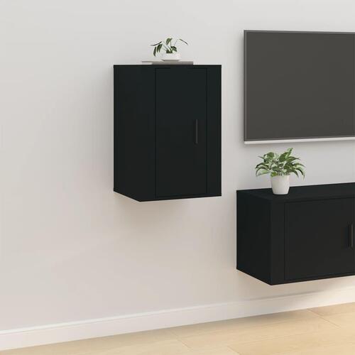 Væghængt tv-skab 40x34,5x60 cm sort