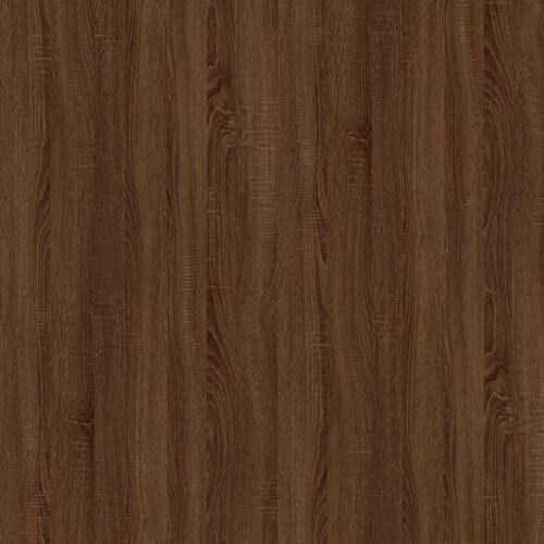Bogreol m. 4 hylder 40x24x143 cm konstrueret træ brunt egetræ