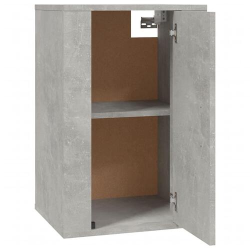Væghængte tv-skabe 2 stk. 40x34,5x60 cm betongrå