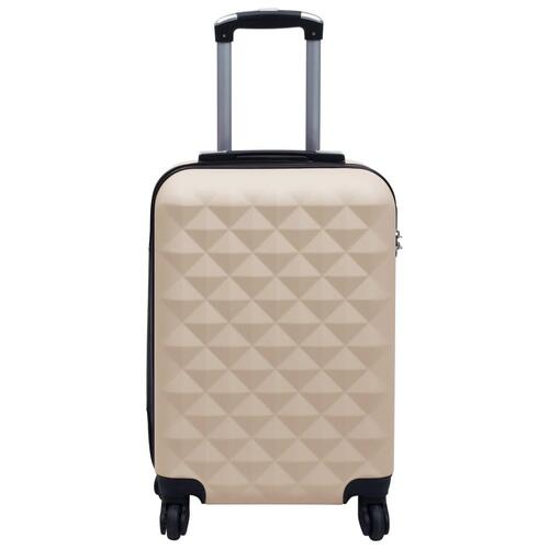 Hardcase-kuffert ABS guldfarvet