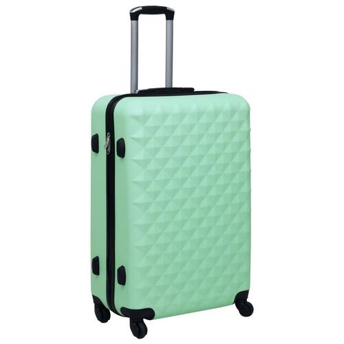 Kuffert sæt 3 stk. hardcase ABS mintgrøn