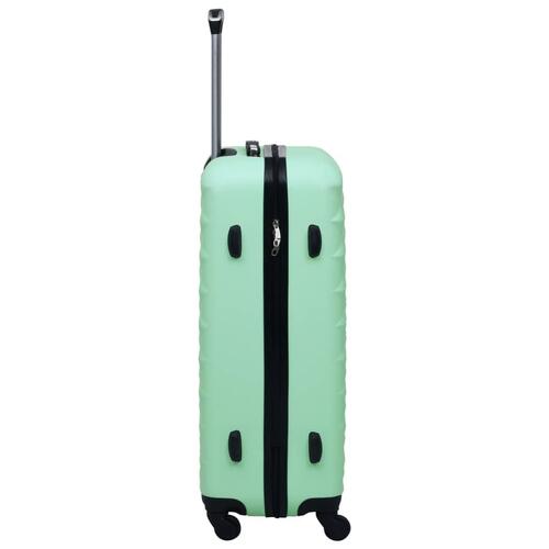 Kuffert sæt 3 stk. hardcase ABS mintgrøn