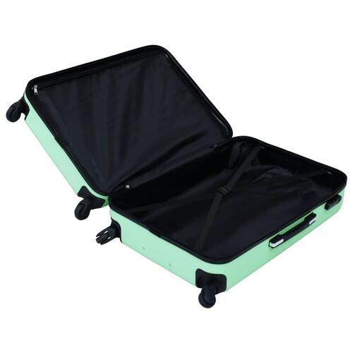 Kuffert sæt 3 stk. hardcase ABS mintgrøn