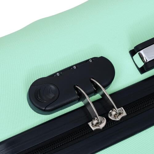 Kuffert sæt 3 stk. hardcase ABS mintgrøn