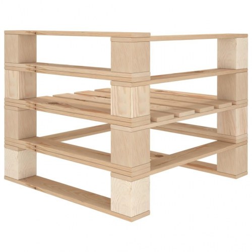 2-personers pallesofa til haven træ