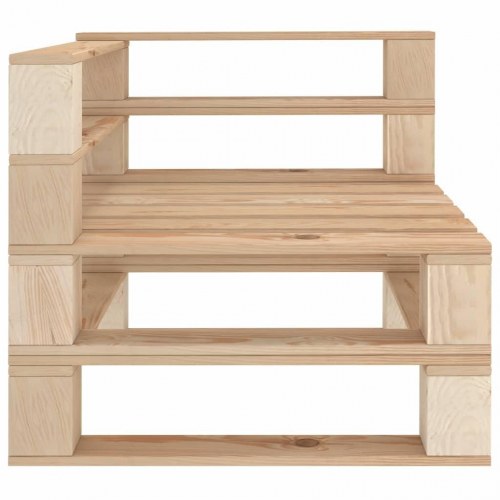 4-personers pallesofa til haven træ