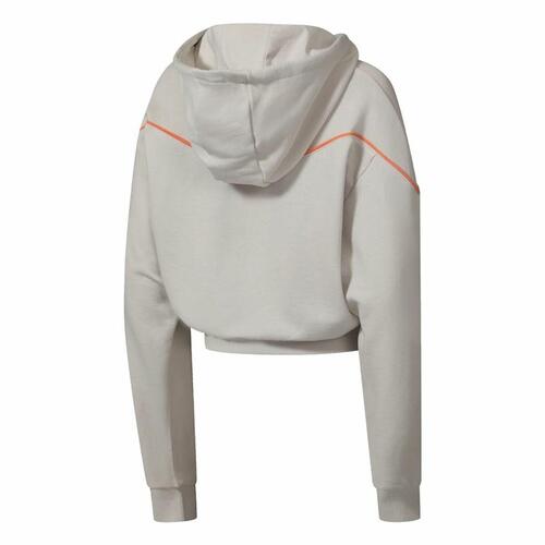 Hættetrøje til Kvinde Reebok Classic Trail Beige M