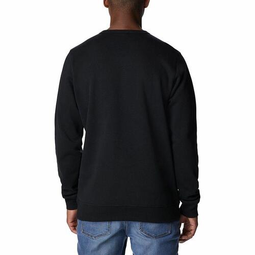 Sweaters uden Hætte til Mænd Columbia Logo Fleece Crew Sort S