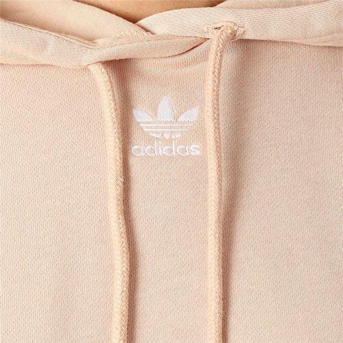 Hættetrøje til Kvinde Adidas Loungewear Adicolor Laksefarvet 40