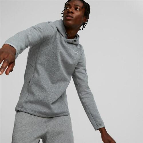 Hættetrøje til Mænd Puma Evostripe Grå XL