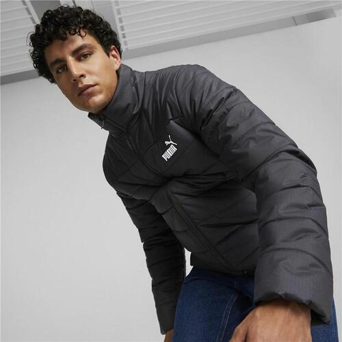 Sportsjakke til Mænd Puma Essentials+ Padded Sort XXL
