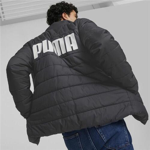 Sportsjakke til Mænd Puma Essentials+ Padded Sort XXL