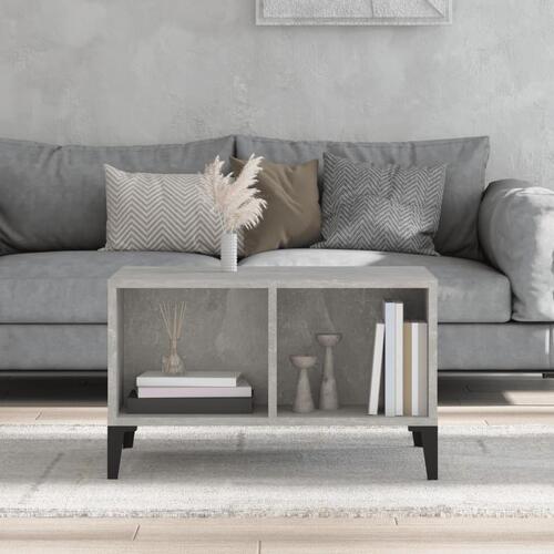 Sofabord 60x50x36,5 cm konstrueret træ betongrå
