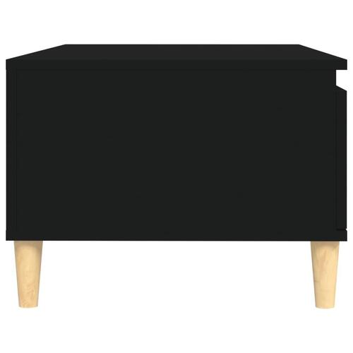 Sofabord 90x50x36,5 cm konstrueret træ sort