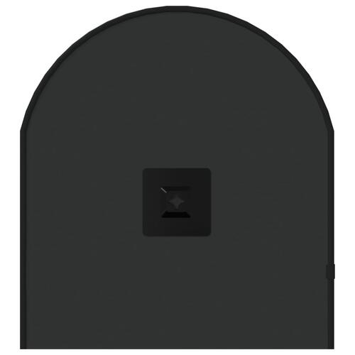 Vægspejl 70x30 cm oval sort