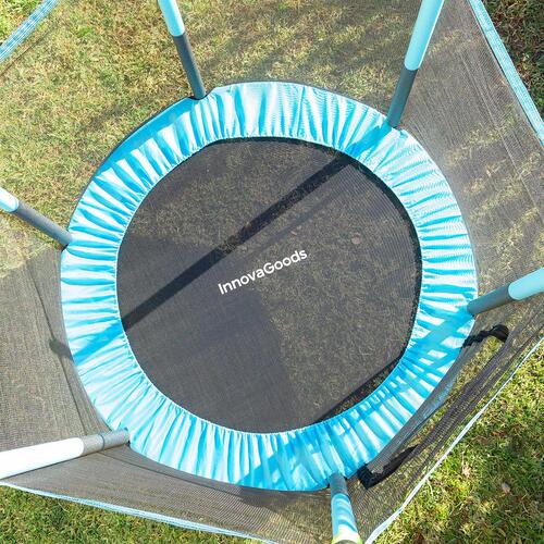 Juniortrampolin med sikkerhedsnet Kidine InnovaGoods