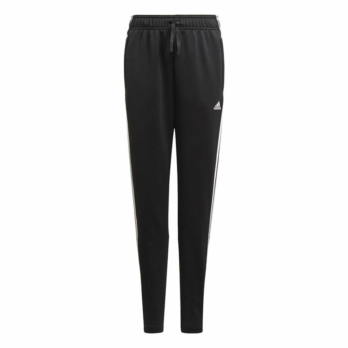 Træningsdragt til børn underdele Adidas Designed 2 Move 3 Band Sort 11-12 år