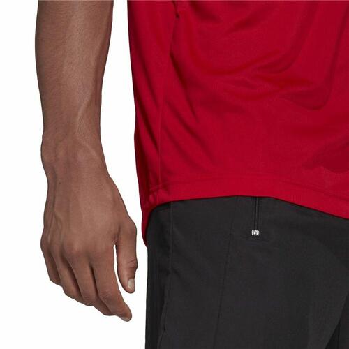 Kortærmet T-shirt til Mænd Aeroready Designed To Move Adidas Designed To Move Rød L