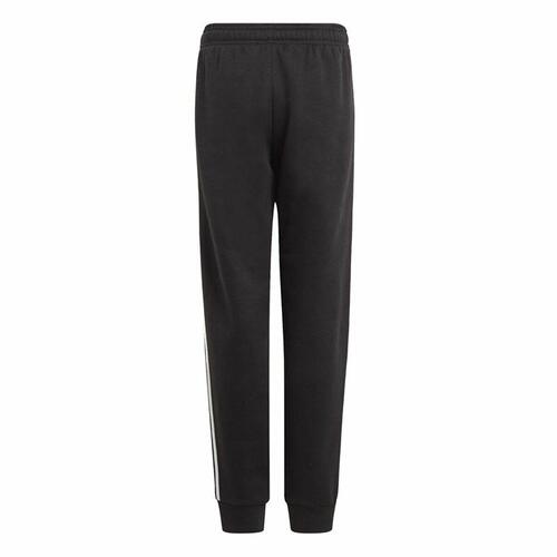 Træningsdragt til børn underdele Adidas Essentials 3 Ban Sort 9-10 år