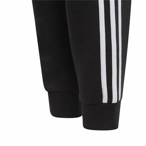 Træningsdragt til børn underdele Adidas Essentials 3 Ban Sort 9-10 år