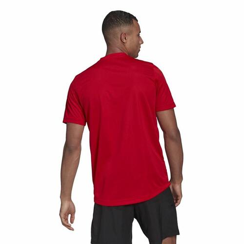 Kortærmet T-shirt til Mænd Aeroready Designed To Move Adidas Designed To Move Rød S