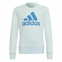 Sweatshirt uden hætte til piger Adidas Essentials Cyan 7-8 år