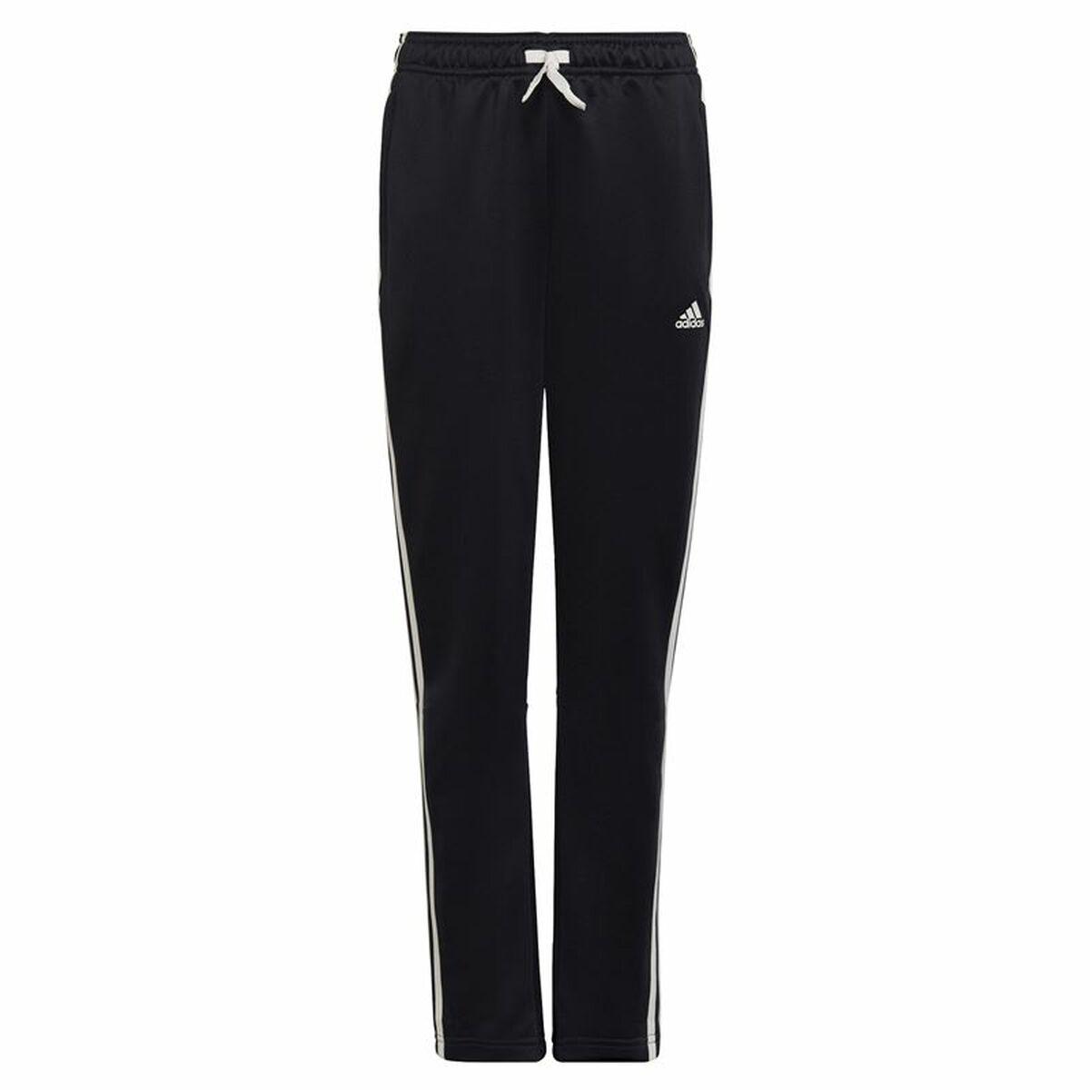 Træningsdragt til børn underdele Adidas Designed To Move 3 band Sort 13-14 år