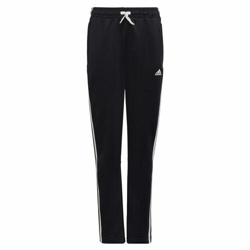 Træningsdragt til børn underdele Adidas Designed To Move 3 band Sort 13-14 år