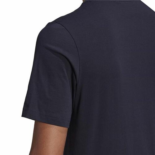 Kortærmet T-shirt til Mænd Essentials Big Logo Adidas Legend Ink Blå S