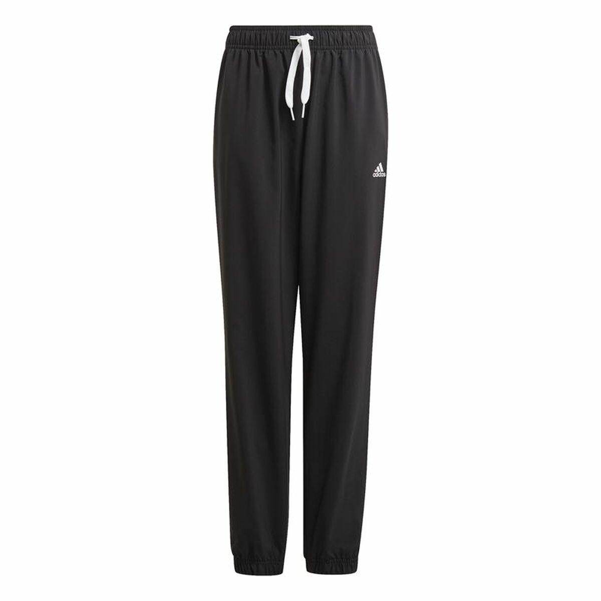Træningsdragt til børn underdele Adidas Essentials Stanford Sort 9-10 år