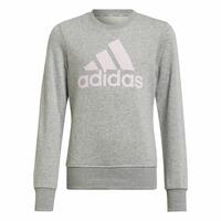 Sweatshirt uden hætte til piger Adidas Essentials Grå 8-9 år