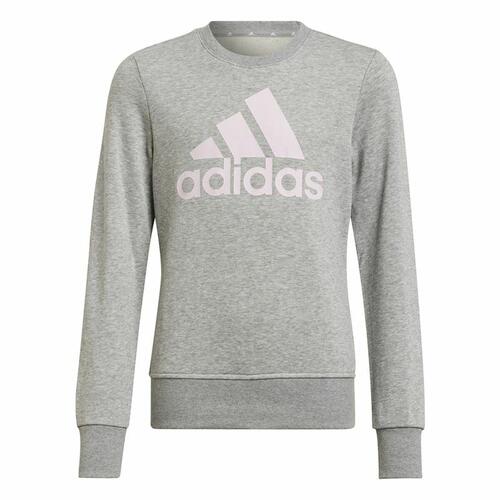Sweatshirt uden hætte til piger Adidas Essentials Grå 8-9 år