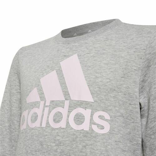 Sweatshirt uden hætte til piger Adidas Essentials Grå 8-9 år