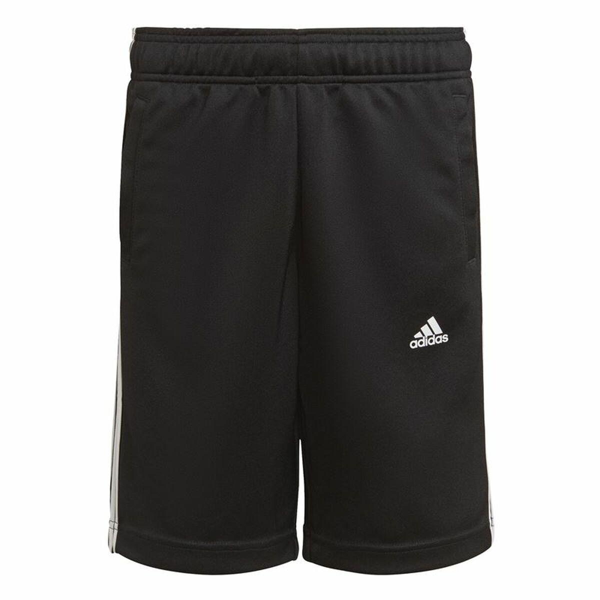 Sport shorts til børn Adidas D2M 3 Stripes Sort 9-10 år