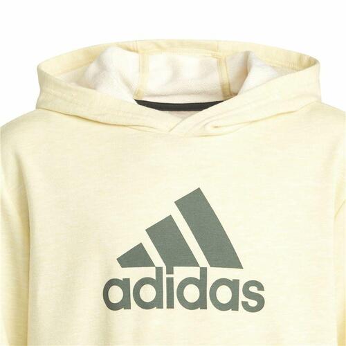 Unisex Hættetrøje Adidas Future Icons Badge of Sport Gul 13-14 år